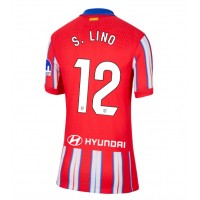 Camiseta Atletico Madrid Samuel Lino #12 Primera Equipación Replica 2024-25 para mujer mangas cortas